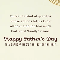 You're a Lifelong Inspiration Father's Day Card for Grandpa for only USD 6.59 | Hallmark