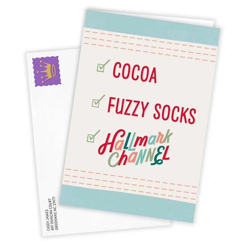 Hallmark Channel Checklist Custom Holiday Card for only USD 4.99 | Hallmark