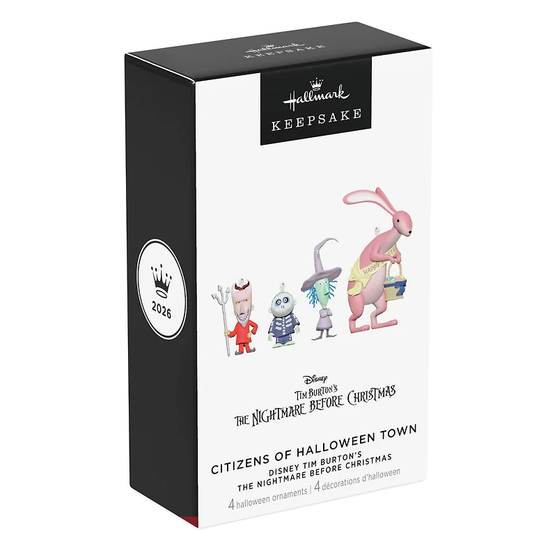 Disney Tim Burton's The Nightmare Before Christmas Citizens of Halloween Town Collection 2 Ornaments, Set of 4 for only USD 72.99 | Hallmark