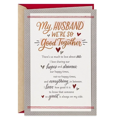 We're So Good Together Valentine's Day Card for Husband for only USD 8.99 | Hallmark