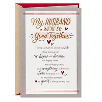 We're So Good Together Valentine's Day Card for Husband for only USD 8.99 | Hallmark