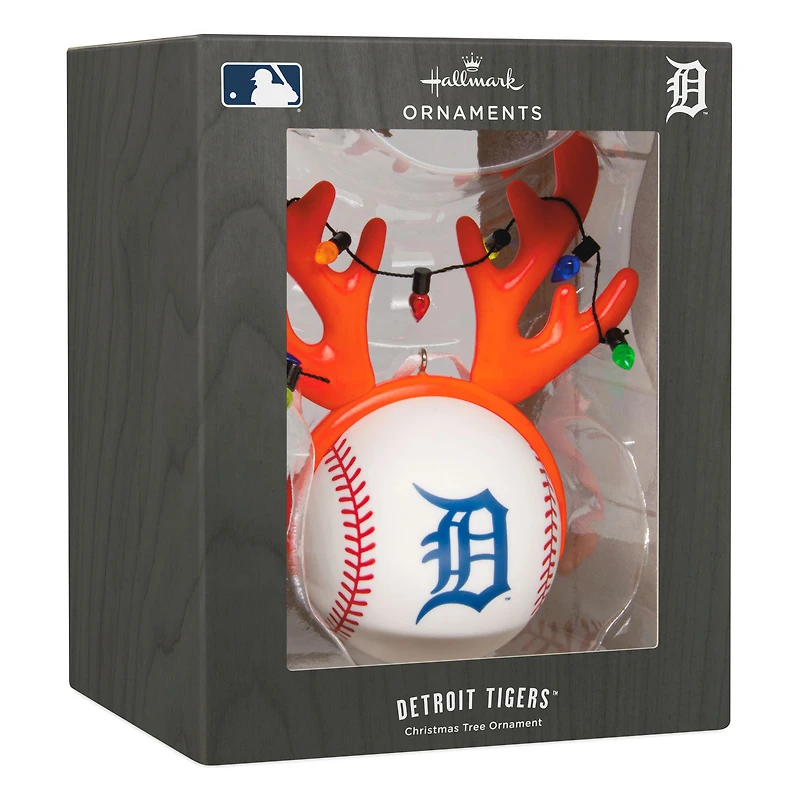 MLB Detroit Tigers™ Reindeer Baseball Hallmark Ornament for only USD 12.99 | Hallmark