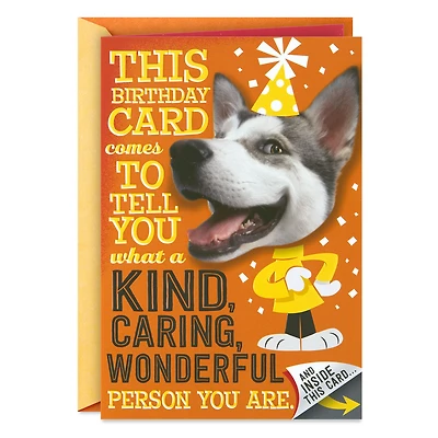 Hugging Dog Pop-Up Birthday Card With Mini Cards for only USD 6.99 | Hallmark