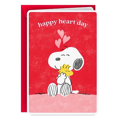 Peanuts® Sharing a Little Extra Love, Snoopy Hug Valentine's Day Card for only USD 5.99 | Hallmark