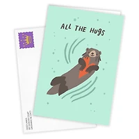 Cute Otter Hugs Custom Card for only USD 4.99 | Hallmark
