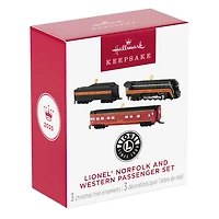 Mini Lionel® Norfolk and Western Passenger Set Ornaments, Set of 3 for only USD 28.99 | Hallmark