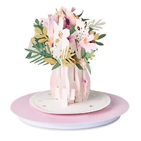 Pink and Gold Flower Bouquet Musical 3D Pop-Up Thinking of You Card with Motion for only USD 14.99 | Hallmark