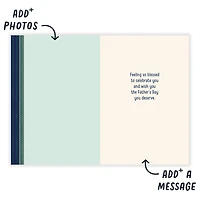 Plaid Blessed With You Religious Custom Father's Day Card for only USD 4.99 | Hallmark