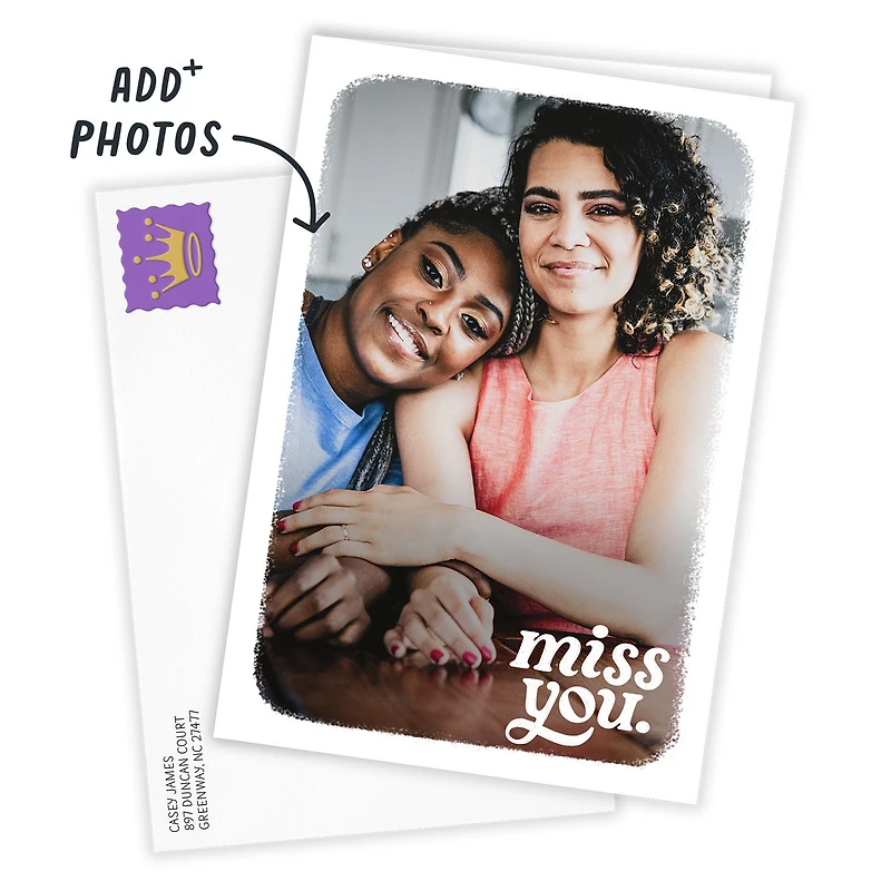 Miss You Custom Card for only USD 4.99 | Hallmark