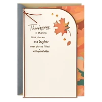 Sharing Time, Stories and Laughter Thanksgiving Card for only USD 6.99 | Hallmark