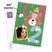 Festive Tiger Custom 2nd Birthday Card for only USD 4.99 | Hallmark