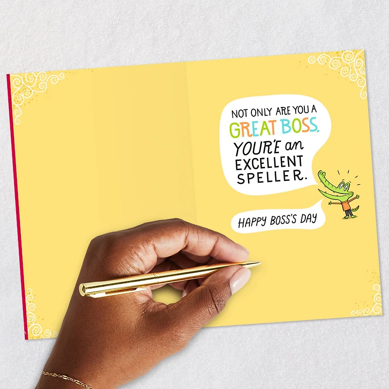 There's No "I" in Team Funny Boss's Day Card for only USD 3.99 | Hallmark