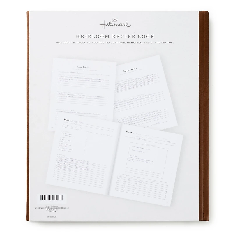 Meals & Memories Heirloom Recipe Book and Keepsake Journal for only USD 39.99 | Hallmark