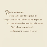 So Many Reasons to Be Proud Birthday Card for Grandson for only USD 6.99 | Hallmark