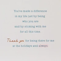 Thank You for Being There Christmas Card for Friend for only USD 7.99 | Hallmark