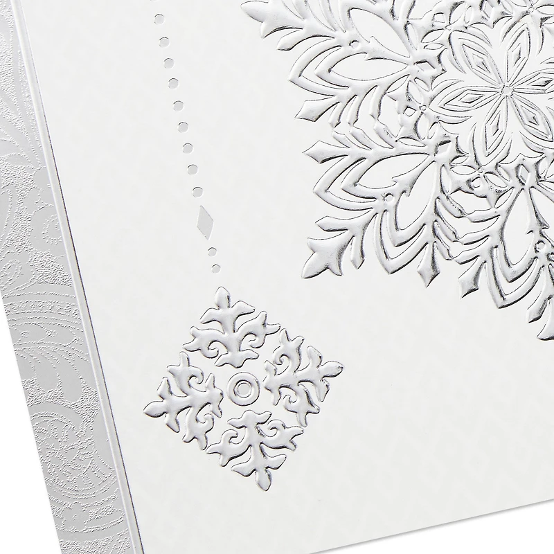 Silver Snowflakes Boxed Holiday Cards, Pack of 40 for only USD 15.49 | Hallmark