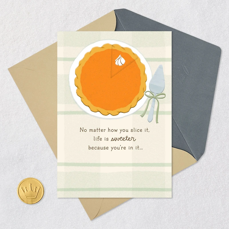 Life Is Sweeter Because of You Thanksgiving Card for only USD 3.99 | Hallmark