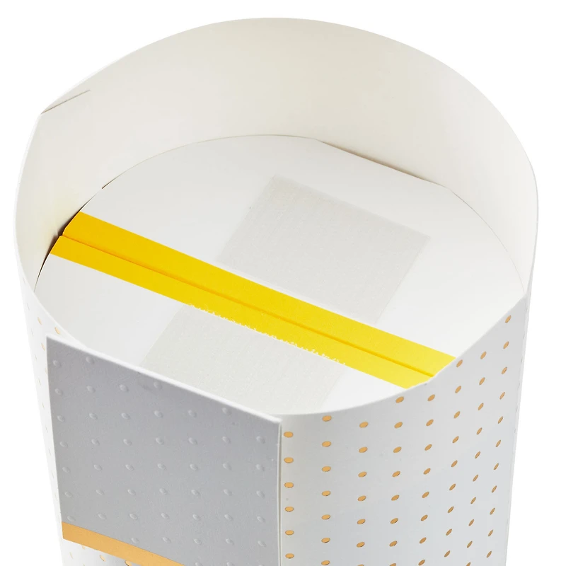Build-a-Bouquet Gold Polka Dots Pop-Up Paper Vase With Mini Card for only USD 4.99 | Hallmark