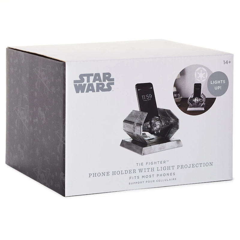 Star Wars™ Darth Vader™ TIE Fighter™ Phone Stand With Light for only USD 109.99 | Hallmark