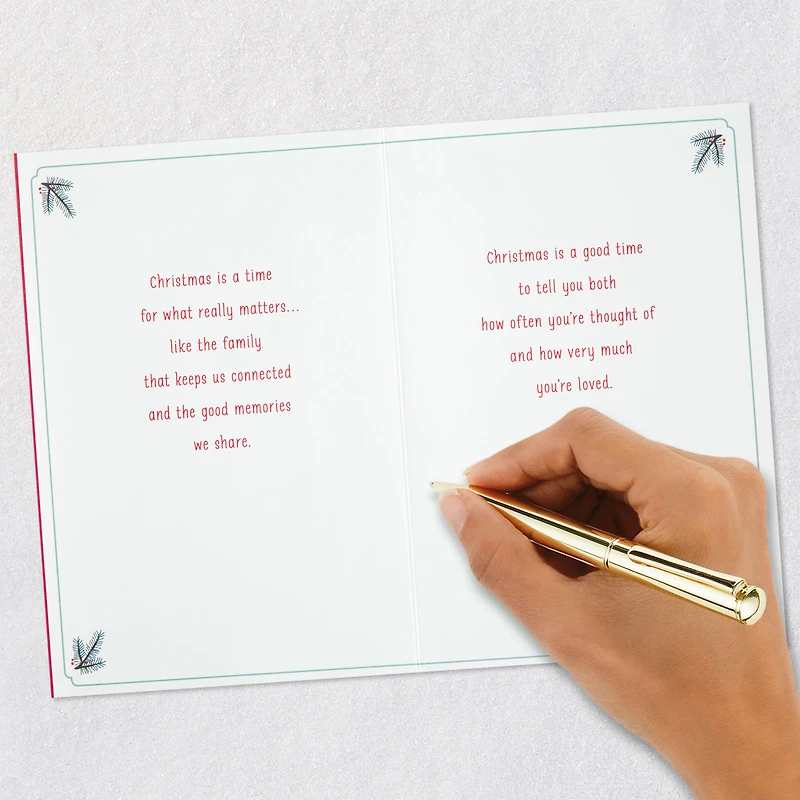 You're Loved Christmas Card for Sister and Brother-in-Law for only USD 3.79 | Hallmark