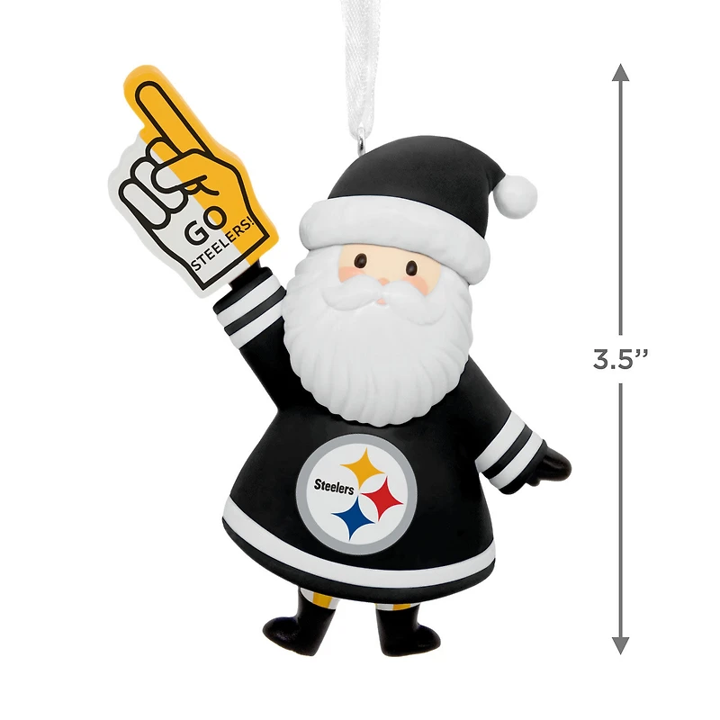 NFL Pittsburgh Steelers Santa Fan Hallmark Ornament for only USD 12.99 | Hallmark
