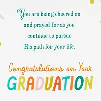 Cheering and Praying for You Religious Graduation Card for only USD 5.99 | Hallmark