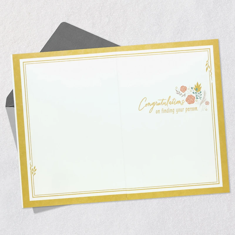 Congratulations on Finding Your Person Wedding Card for only USD 4.59 | Hallmark
