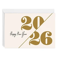 Gold 2026 Custom New Year Card for only USD 4.99 | Hallmark