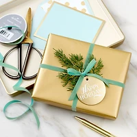 0.3" Blue-Green Velvet Holiday Ribbon, 15' for only USD 3.99 | Hallmark
