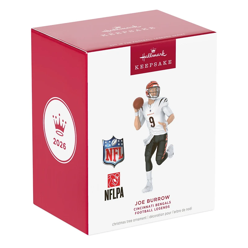 NFL Cincinnati Bengals Joe Burrow Football Legends Ornament for only USD 28.99 | Hallmark