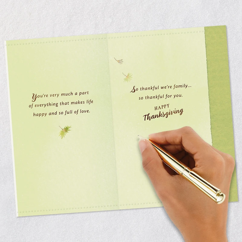 So Thankful We're Family Thanksgiving Card for Daughter and Her Husband for only USD 4.59 | Hallmark