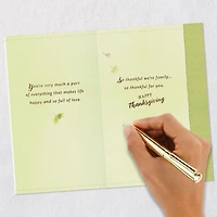 So Thankful We're Family Thanksgiving Card for Daughter and Her Husband for only USD 4.59 | Hallmark