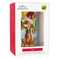 Dr. Seuss's How the Grinch Stole Christmas!™ Max With Presents Blown Glass Hallmark Ornament for only USD 11.49 | Hallmark