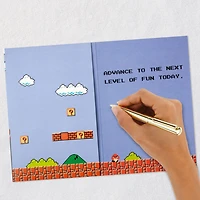 Nintendo Super Mario™ Advance to the Next Level Birthday Card With Light and Sound for only USD 8.59 | Hallmark