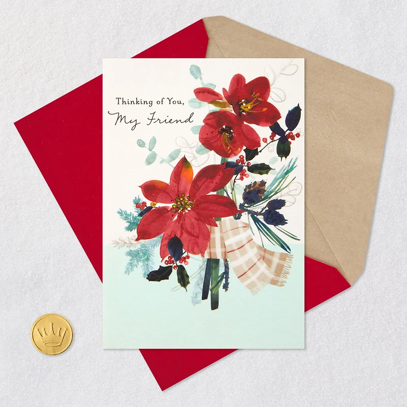 Thankful for Our Friendship Christmas Card for Friend for only USD 3.99 | Hallmark