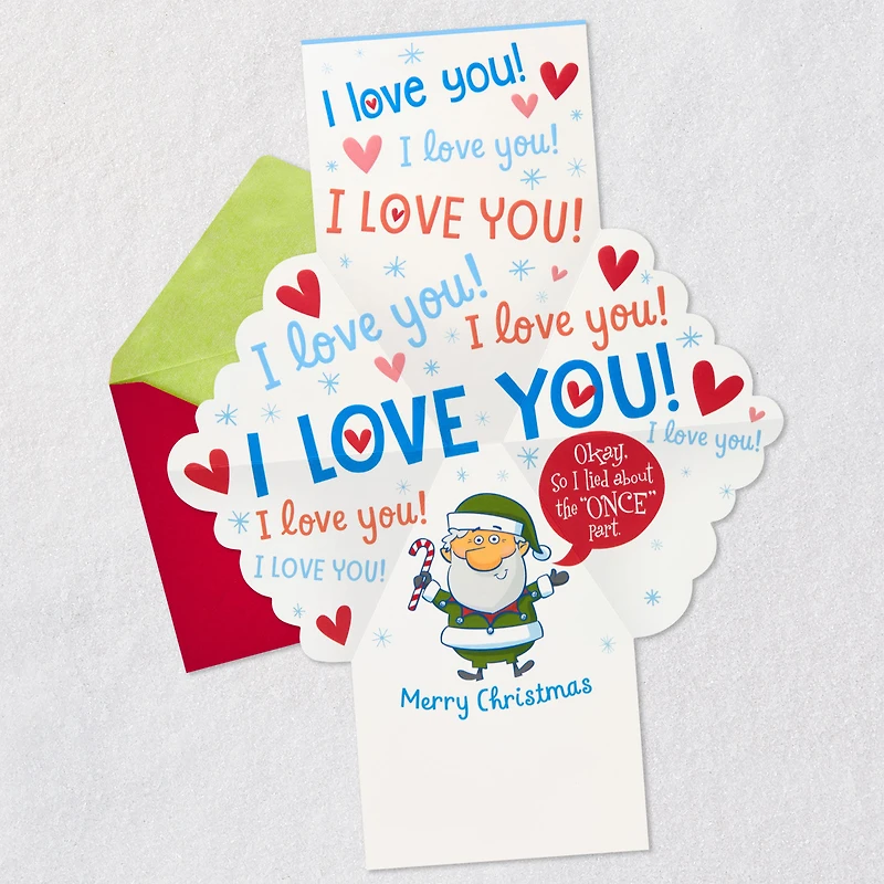 Only Going to Say This Once Pop-Up Christmas Card for Grandson for only USD 4.59 | Hallmark