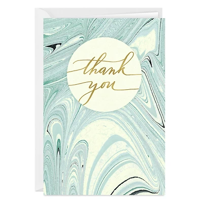 Elegant Ink Swirl Custom Thank You Card for only USD 4.99 | Hallmark
