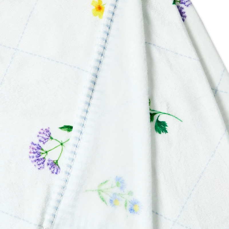 Wildflowers on Cream Diamonds Throw Blanket, 50x60 for only USD 29.99 | Hallmark