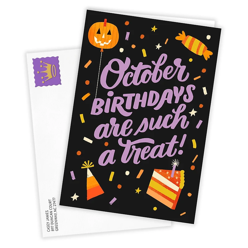 October Is a Treat Custom Birthday Card for only USD 4.99 | Hallmark