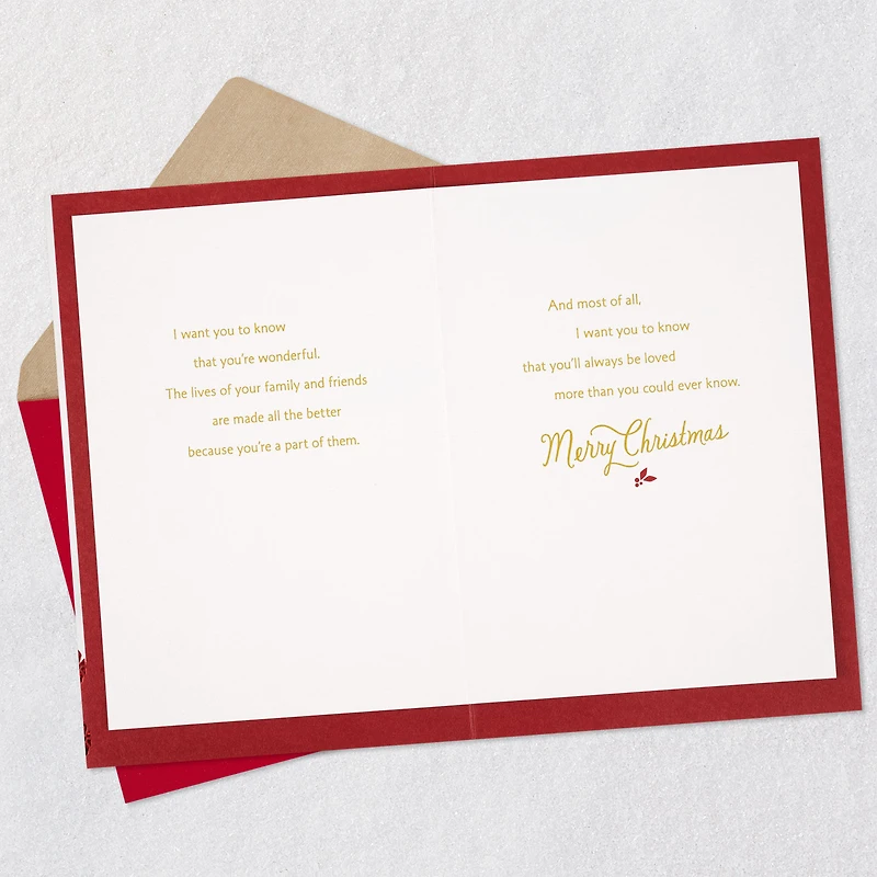 You Mean So Much to Me Christmas Card for Daughter for only USD 5.59 | Hallmark