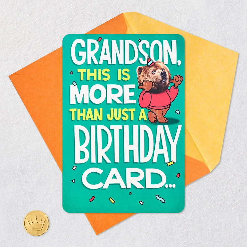 A Non-Embarrassing, Imaginary Hug Funny Pop-Up Birthday Card for Grandson for only USD 6.59 | Hallmark