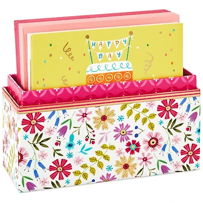 Whimsical Designs Assorted Note Cards With Caddy, Box of 30 for only USD 14.99 | Hallmark