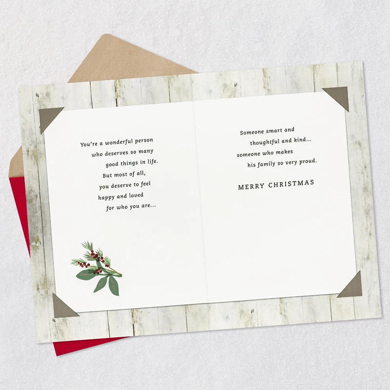 You're a Wonderful Person Christmas Card for Son for only USD 5.59 | Hallmark