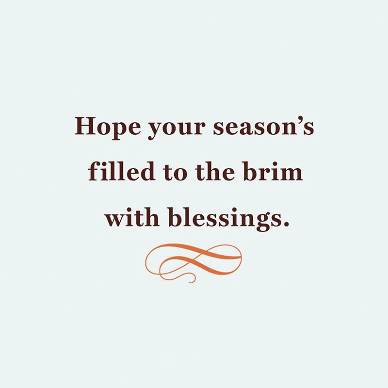 A Season Filled With Blessing Thanksgiving Card for only USD 2.00 | Hallmark