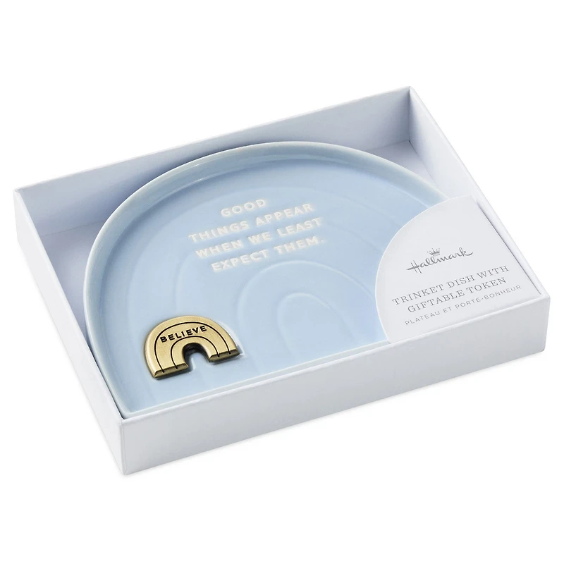 Rainbow-Shaped Trinket Dish With Token for only USD 28.99 | Hallmark