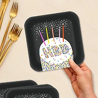 "HBD" Cake Dessert Plates, Pack of 8 for only USD 3.99 | Hallmark