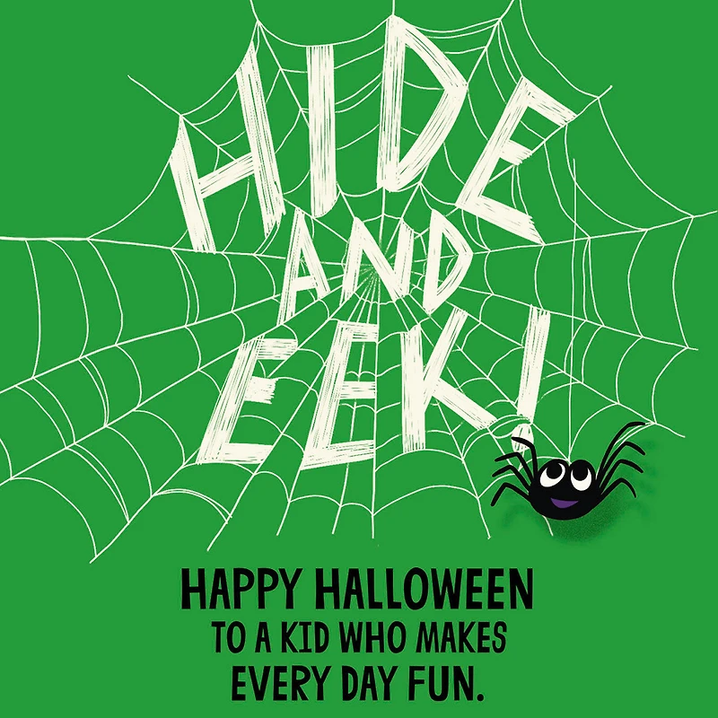 Hide and Eek Joke Halloween Card for Grandson for only USD 2.99 | Hallmark