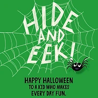 Hide and Eek Joke Halloween Card for Grandson for only USD 2.99 | Hallmark