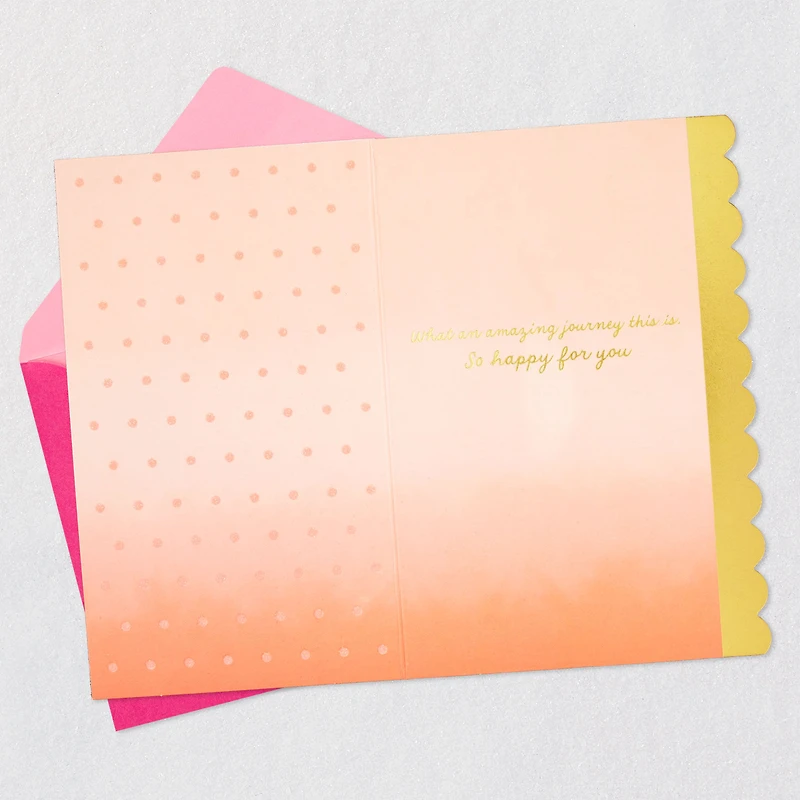 Amazing Journey New Baby Girl Card for only USD 3.99 | Hallmark