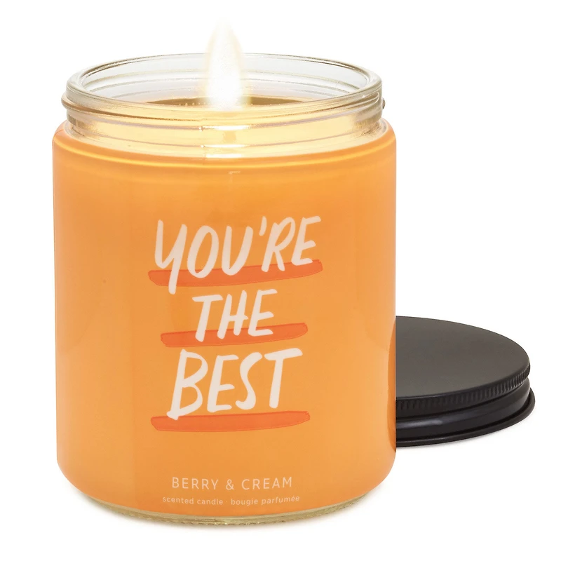 You're the Best Berry and Cream Scented Jar Candle, 7 oz. for only USD 14.99 | Hallmark